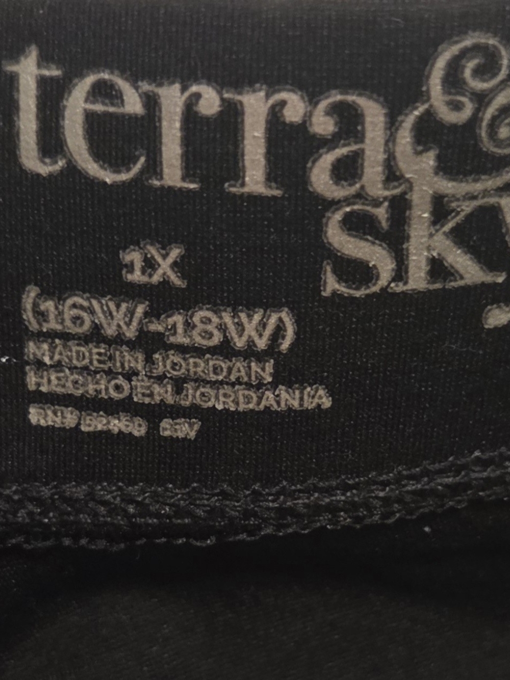 Terra & Sky Black Jeggings